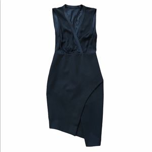 BEC + BRIDGE Black Asymmetrical Open Back Dress 8